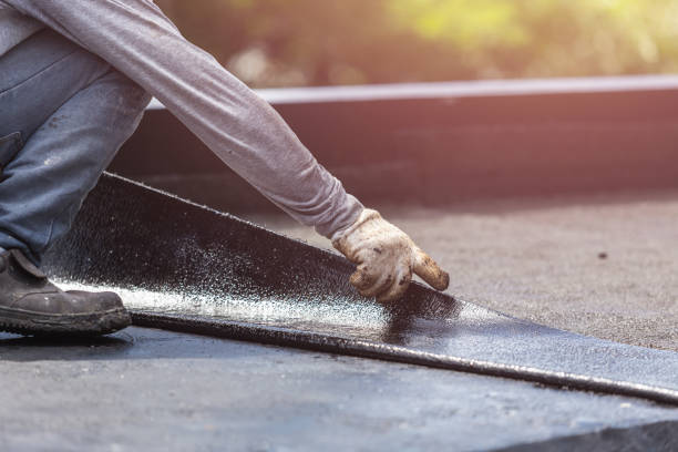 Professional Waterproofing technician working in Walkerville, MI